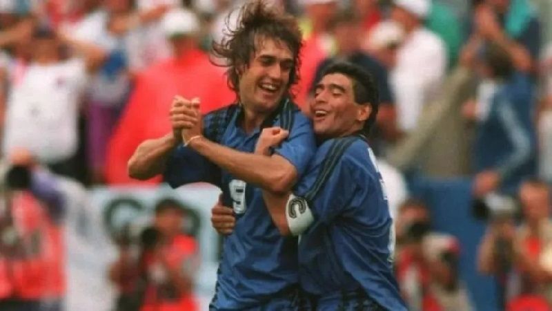 Tardía, pero dolida postura de Batistuta sobre Maradona