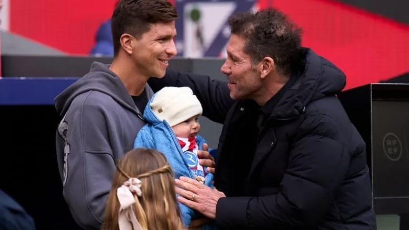 River y Racing se reparten las simpatías de los Simeone