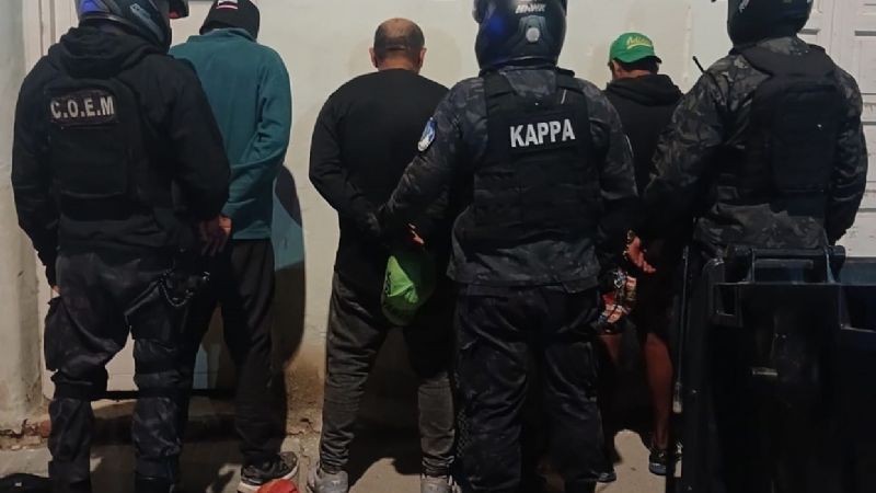 Operativo de seguridad en el Centro: 11 detenidos