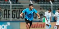 EL JUVENIL Lautaro Gutiérrez aportó un gol de penal, en la goleada de BElgrano sobre Atlético Rafaela.