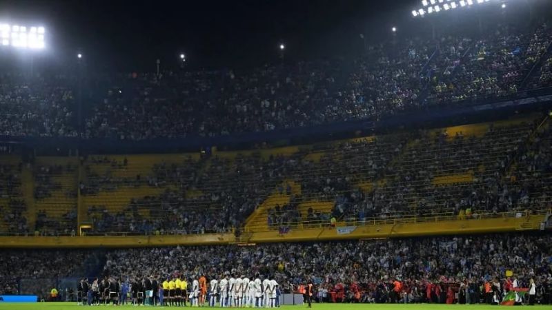 Sorpresa; la Selección no llenó la cancha de Boca