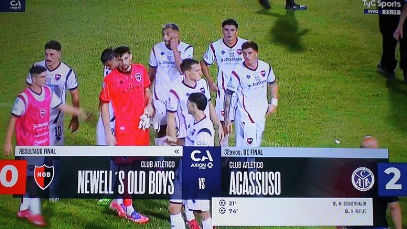 Acasusso le dio otro golpe a Newell’s