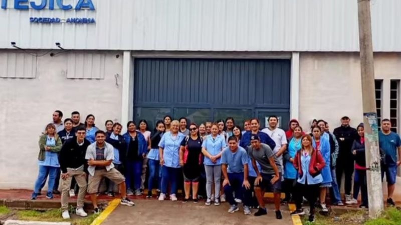 Recreo: continúa el paro en TEJICA y ya son 117 los trabajadores sin cobrar