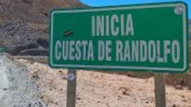 Tránsito interrumpido por tormenta en la Cuesta de Randolfo