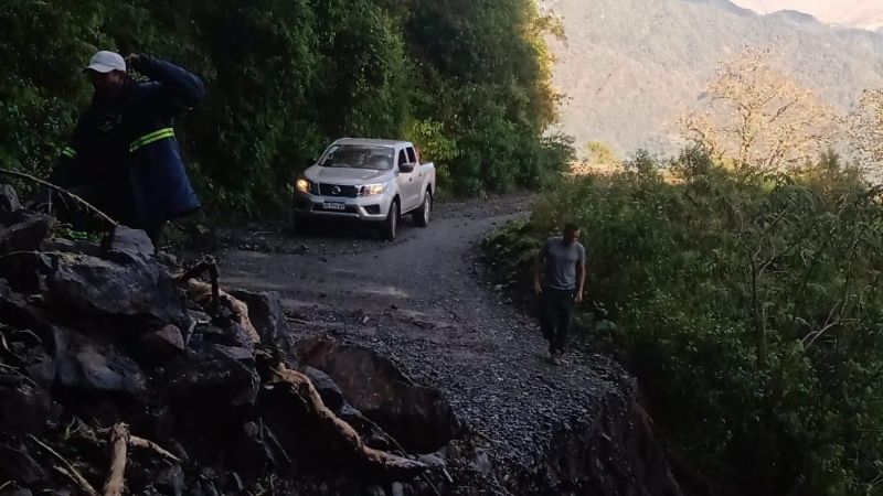 Continúa intransitable la Cuesta del Clavillo