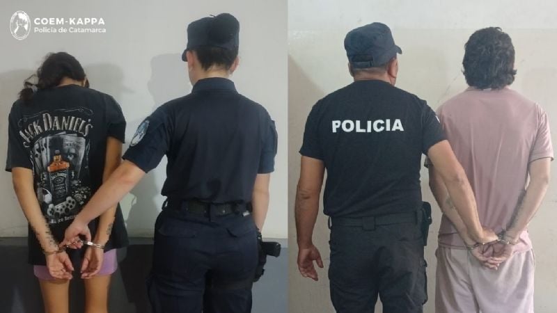 Dos personas fueron aprehendidas con elementos de librería de dudosa procedencia