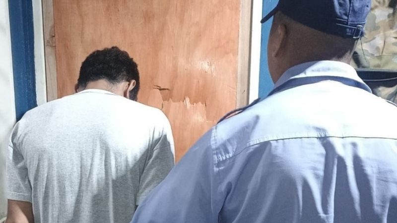 Intentó entrar a un predio y fue atrapado mientras huía