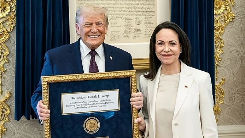 Trump volvió a reunirse con María Corina Machado para analizar el futuro político de Venezuela