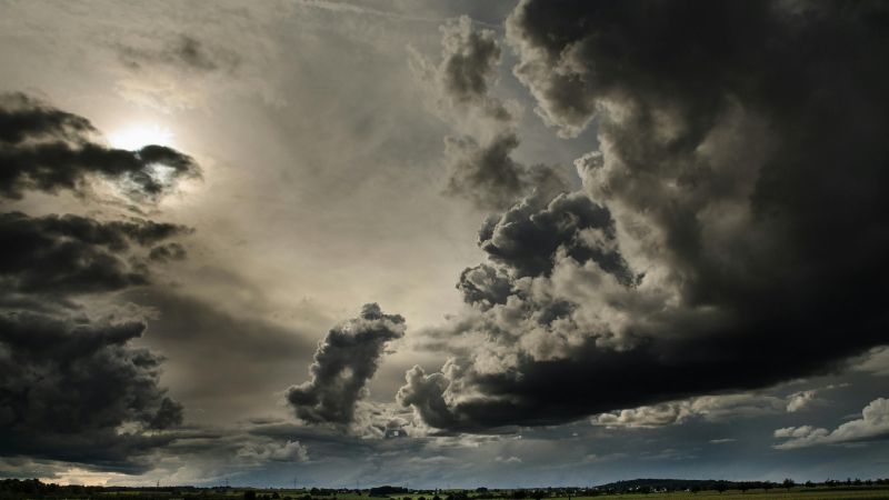 Advierten por lluvias intensas, ráfagas y posible caída de granizo
