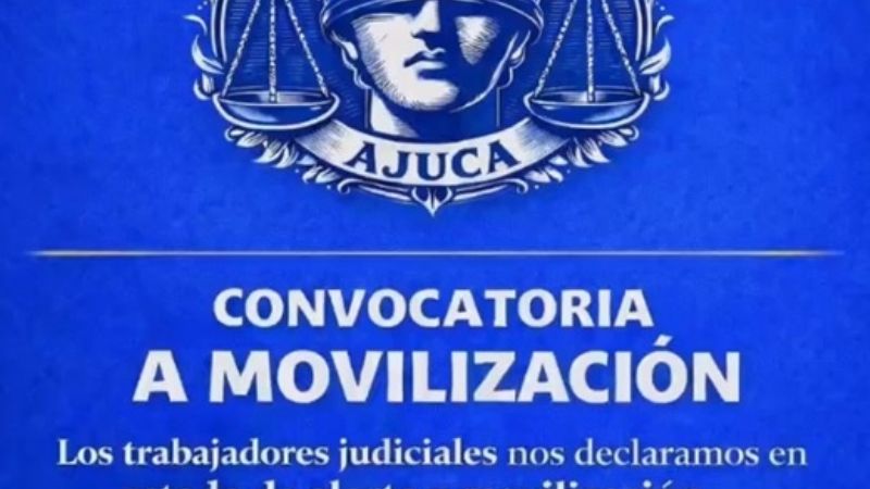 Empleados judiciales se manifestarán frente a la Corte