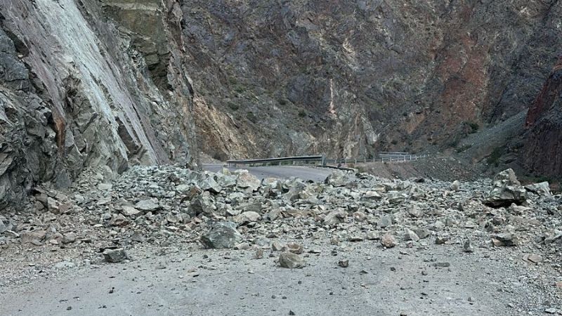 Corte total en Ruta Nacional 60 por derrumbe en Las Angosturas
