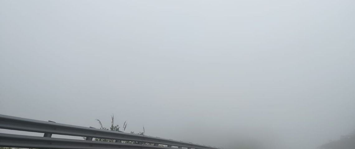 Niebla en la Cuesta del Totoral: piden extremar precauciones