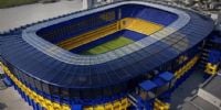 ASÍ SE VERÍA LA CANCHA DE BOCA. Esta maqueta no es oficial, pero se aproxima a la imagen proyectada.