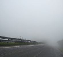 Niebla en la Cuesta del Totoral: piden extremar precauciones
