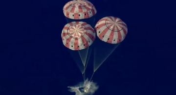 Exitoso amerizaje de la cápsula Orión