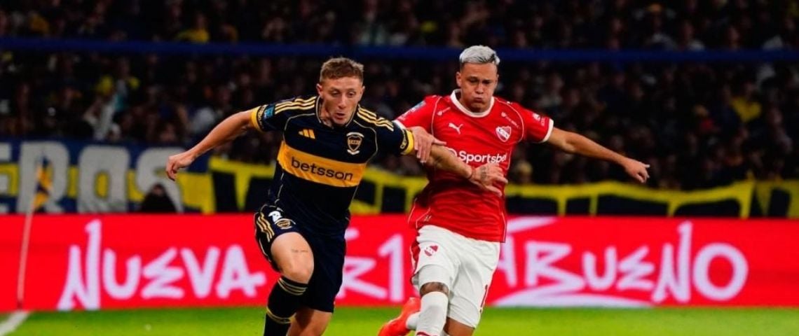 Boca e Independiente, a mano