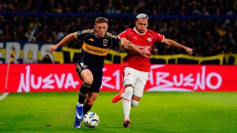 Boca e Independiente, a mano