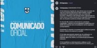 EL COMUNICADO OFICIAL del Club Gimnasia y Esgrima de Jujuy.