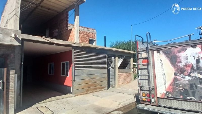 Se incendió una vivienda: una mujer fue internada