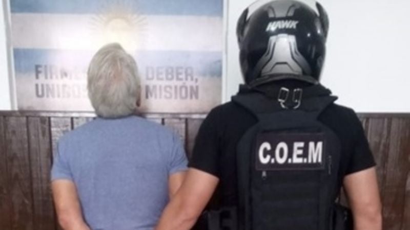 Un hombre de 81 años fue detenido por amenazar a su mujer con una cuchilla y un revólver