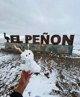 Primera nevada del año en la Puna catamarqueña