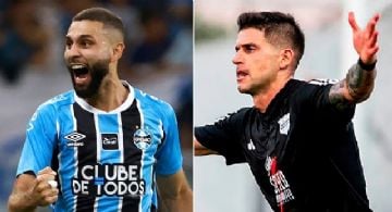 Riestra, visita a Gremio, en Brasil