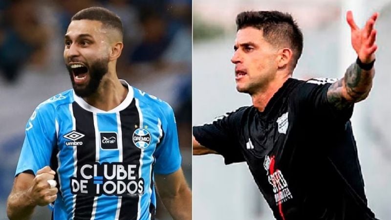 Riestra, visita a Gremio, en Brasil