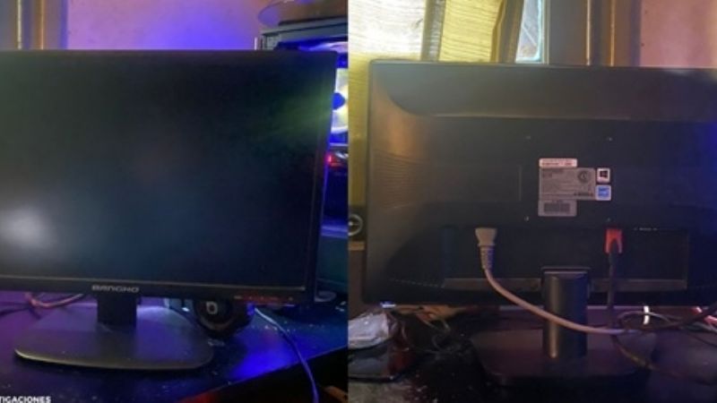 Policías recuperaron un monitor robado