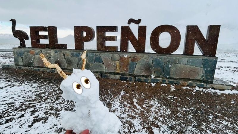 Primera nevada del año en la Puna catamarqueña