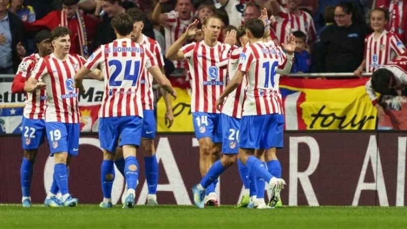 Atlético Madrid y PSG en “semis” de la Champions League