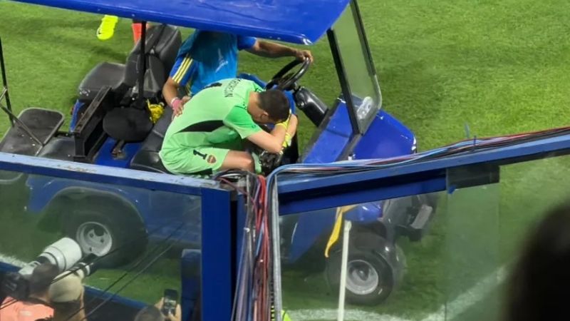Marchesín se rompió el ligamento cruzado de la rodilla derecha