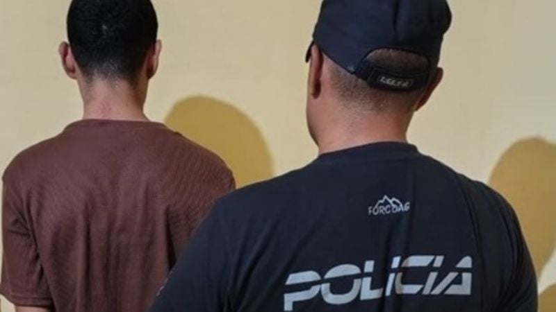 Tras una persecución un joven fue aprehendido
