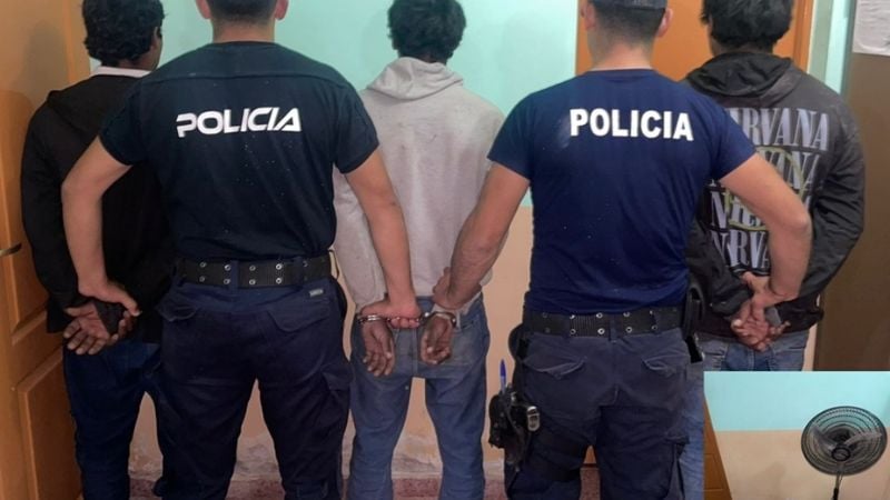 Fueron sorprendidos con elementos robados