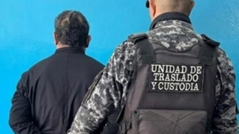 Un delincuente fue trasladado al Servicio Penitenciario