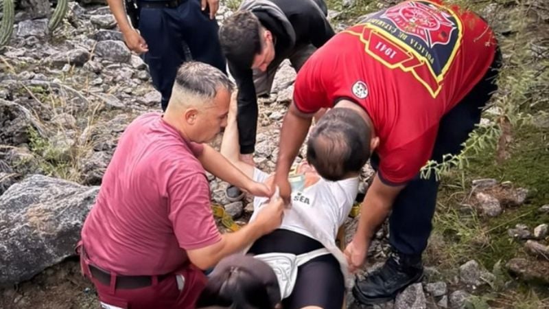 Salió a hacer trekking, se lesionó y debió ser rescatada
