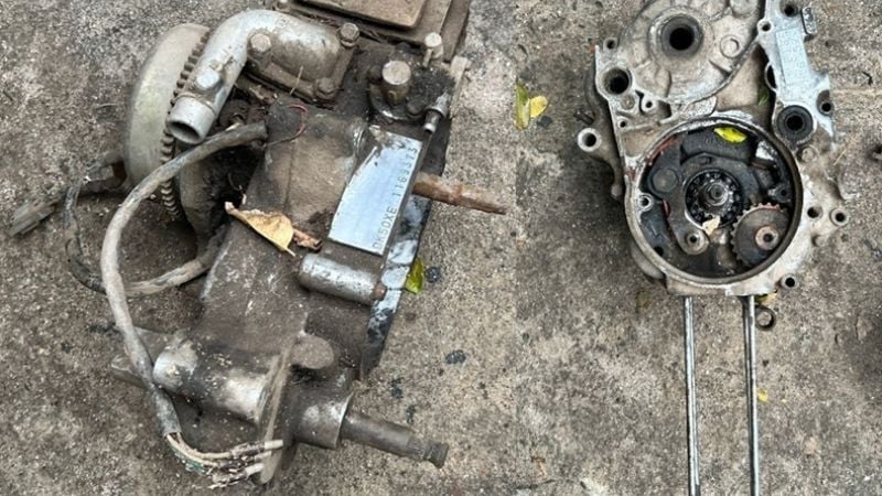 Allanamiento en talleres mecánicos: incautaron una motocicleta robada