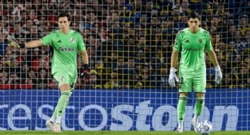 Beltrán y Brey, los pibes del arco en el Superclásico