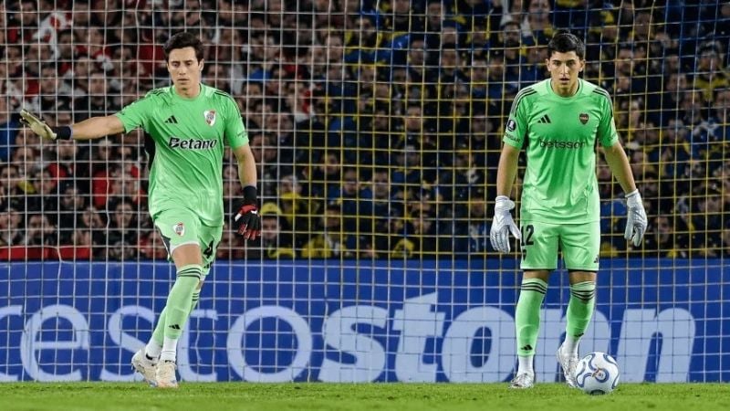 Beltrán y Brey, los pibes del arco en el Superclásico