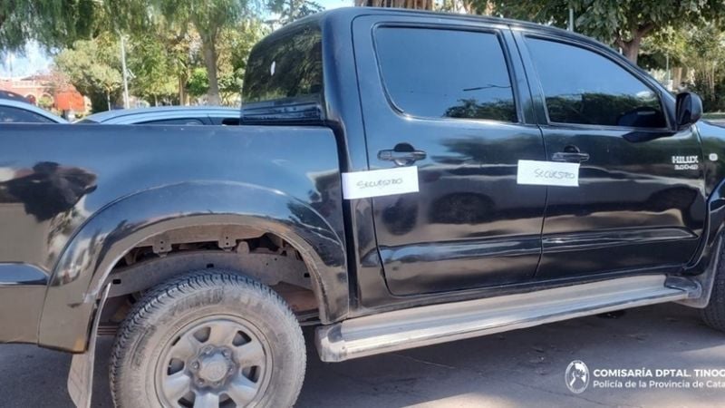 Secuestraron una camioneta con pedido judicial