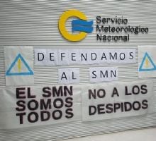 El Servicio Meteorológico Nacional hará un apagón en protesta por los despidos