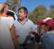 Incómodo y tenso momento vivió Nóblega en su Tinogasta