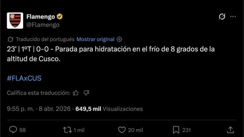 Pausa para hidratarse; un “curro” que llegó para quedarse