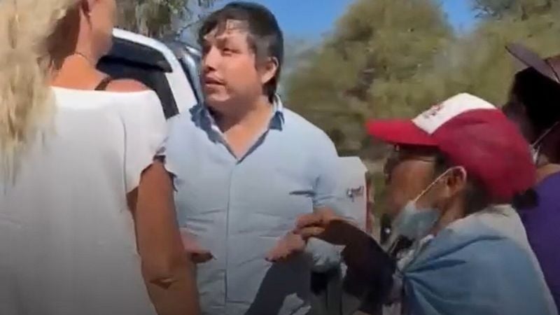 Incómodo y tenso momento vivió Nóblega en su Tinogasta