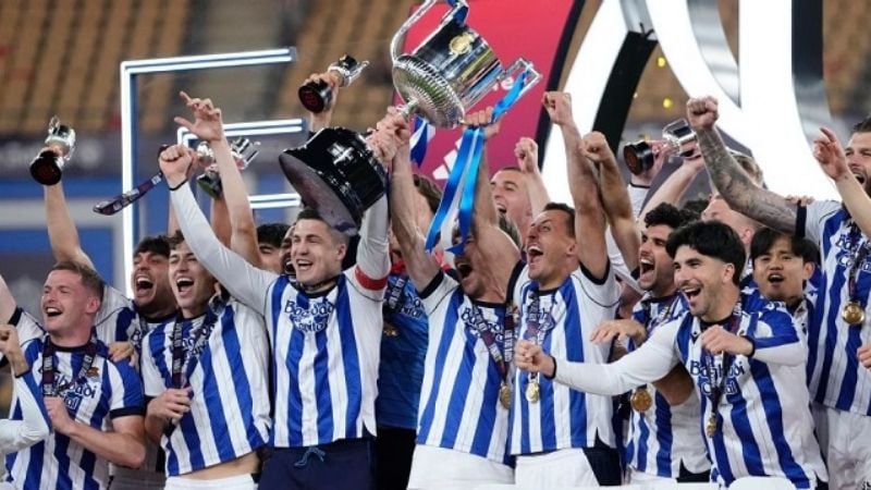 ¡Real Sociedad, campeón de la Copa del Rey!