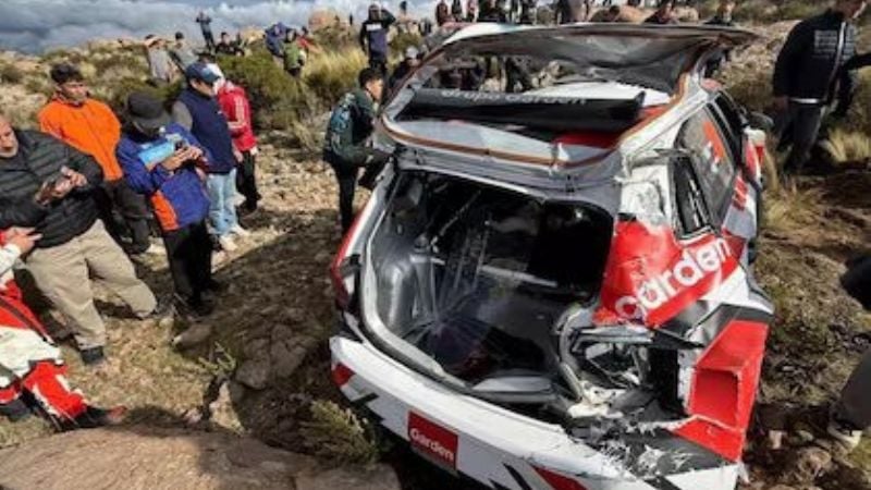 Tragedia: Un espectador murió en un impactante accidente en el Rally Sudamericano