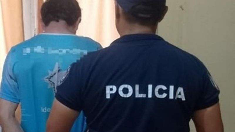 Apresado por pegarle a su hermana