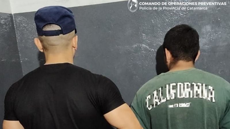 Quisieron robar en un comercio, pero les salió mal