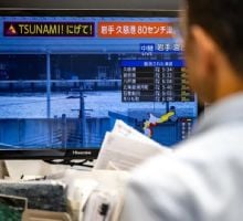 Terremoto y tsunami en Japón: reportan una suba del mar de 80 centímetros en el puerto de Kuji