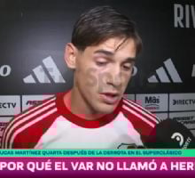 Martínez Quarta: "Va a chocarme"