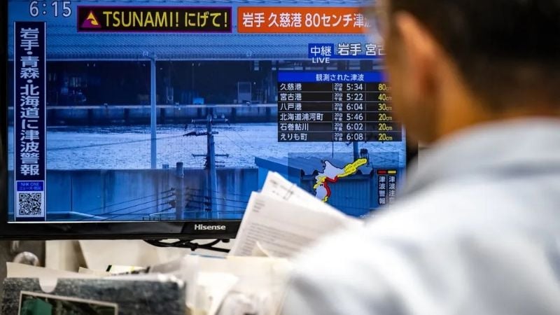 Terremoto y tsunami en Japón: reportan una suba del mar de 80 centímetros en el puerto de Kuji